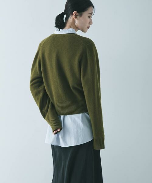 URBAN RESEARCH / アーバンリサーチ カーディガン・ボレロ | カシミヤ強縮Vネックカーディガン | 詳細3