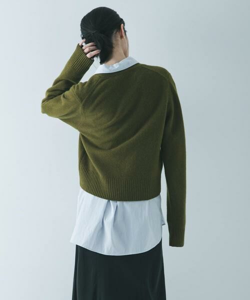URBAN RESEARCH / アーバンリサーチ カーディガン・ボレロ | カシミヤ強縮Vネックカーディガン | 詳細4