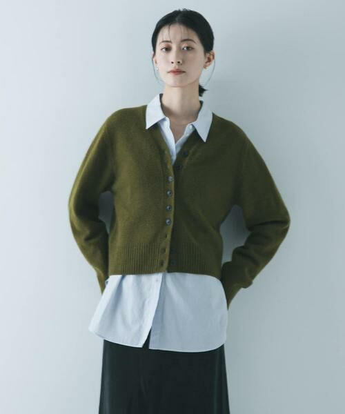 URBAN RESEARCH / アーバンリサーチ カーディガン・ボレロ | カシミヤ強縮Vネックカーディガン | 詳細5