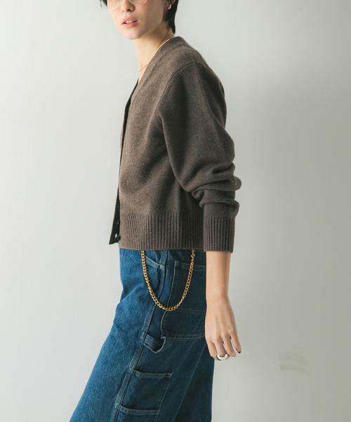 URBAN RESEARCH / アーバンリサーチ カーディガン・ボレロ | カシミヤ強縮Vネックカーディガン | 詳細14