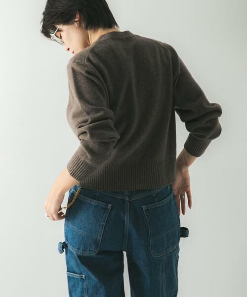 URBAN RESEARCH / アーバンリサーチ カーディガン・ボレロ | カシミヤ強縮Vネックカーディガン | 詳細17