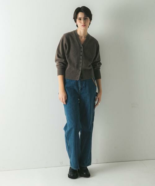 URBAN RESEARCH / アーバンリサーチ カーディガン・ボレロ | カシミヤ強縮Vネックカーディガン | 詳細19
