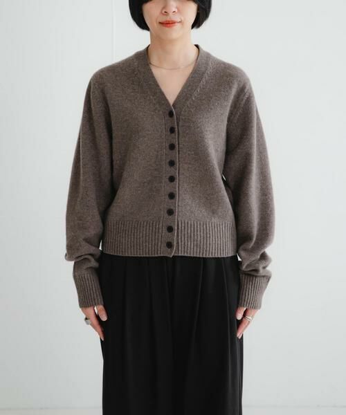 URBAN RESEARCH / アーバンリサーチ カーディガン・ボレロ | カシミヤ強縮Vネックカーディガン | 詳細20
