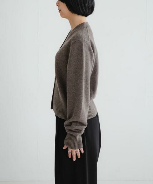 URBAN RESEARCH / アーバンリサーチ カーディガン・ボレロ | カシミヤ強縮Vネックカーディガン | 詳細21