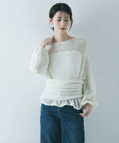 URBAN RESEARCH / アーバンリサーチ ニット・セーター | スパンコールモヘヤルーズニット