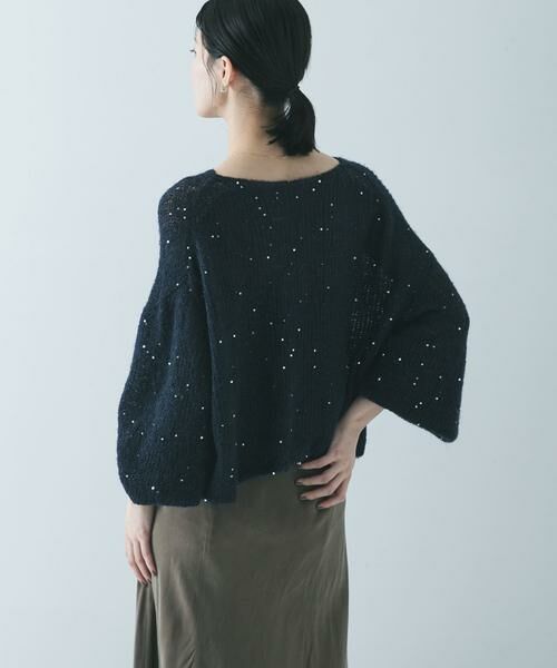 URBAN RESEARCH / アーバンリサーチ ニット・セーター | スパンコールモヘヤルーズニット | 詳細3