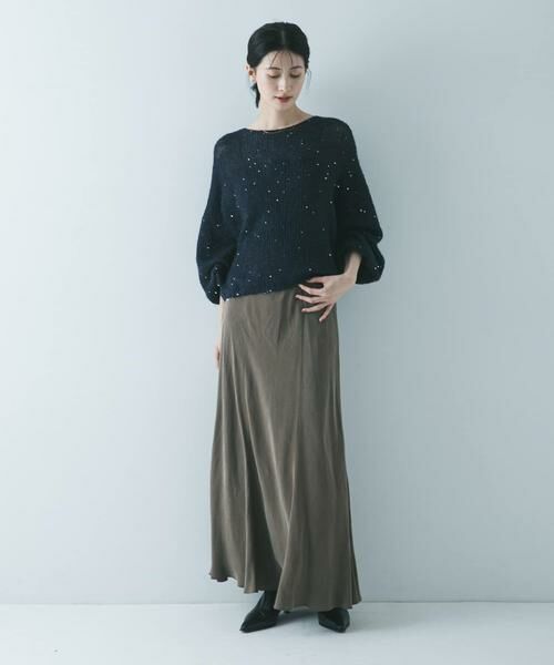 URBAN RESEARCH / アーバンリサーチ ニット・セーター | スパンコールモヘヤルーズニット | 詳細6