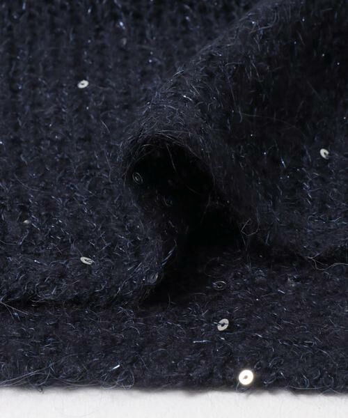 URBAN RESEARCH / アーバンリサーチ ニット・セーター | スパンコールモヘヤルーズニット | 詳細9