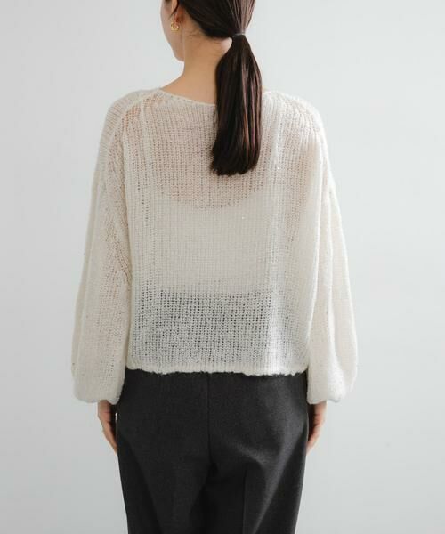 URBAN RESEARCH / アーバンリサーチ ニット・セーター | スパンコールモヘヤルーズニット | 詳細23