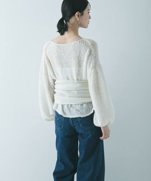 URBAN RESEARCH / アーバンリサーチ ニット・セーター | スパンコールモヘヤルーズニット | 詳細16