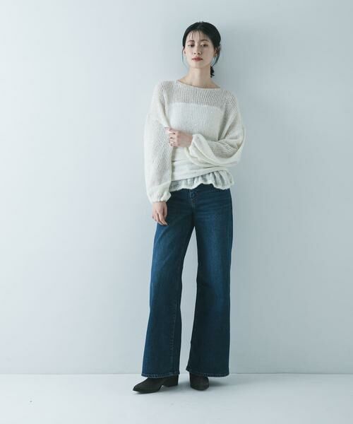 URBAN RESEARCH / アーバンリサーチ ニット・セーター | スパンコールモヘヤルーズニット | 詳細18