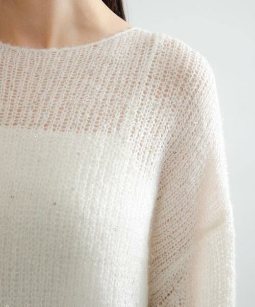 URBAN RESEARCH / アーバンリサーチ ニット・セーター | スパンコールモヘヤルーズニット | 詳細19