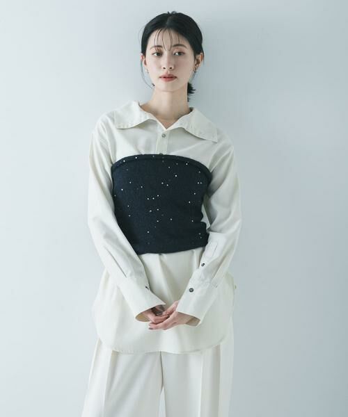 URBAN RESEARCH / アーバンリサーチ キャミソール・チューブトップ | スパンコールモヘヤチューブトップ | 詳細5