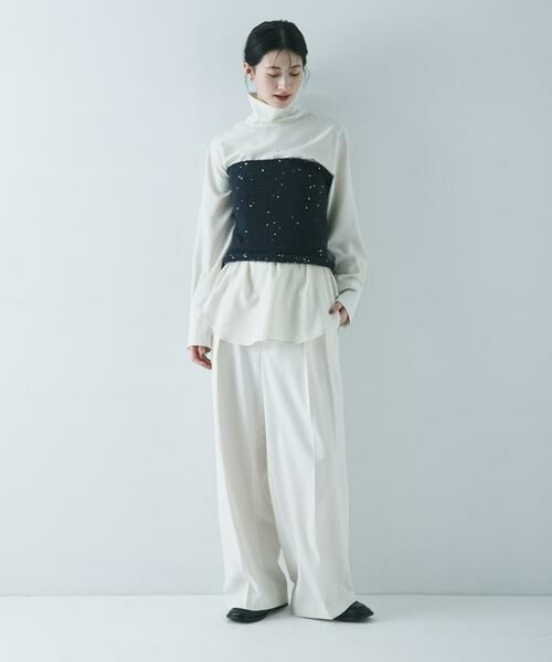 URBAN RESEARCH / アーバンリサーチ キャミソール・チューブトップ | スパンコールモヘヤチューブトップ | 詳細7