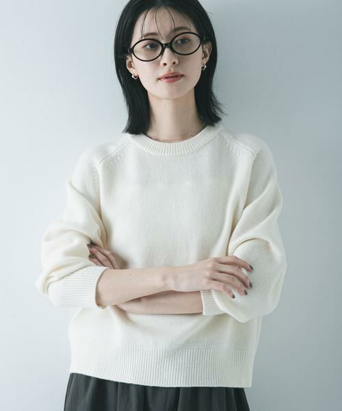 URBAN RESEARCH / アーバンリサーチ ニット・セーター | ウォッシャブルウールカシミヤニット | 詳細25