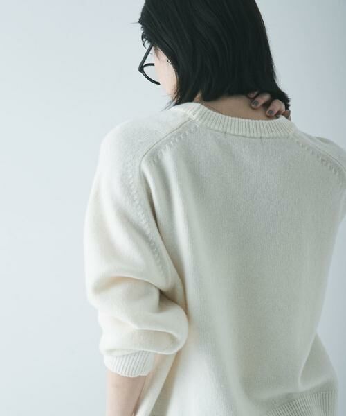 URBAN RESEARCH / アーバンリサーチ ニット・セーター | ウォッシャブルウールカシミヤニット | 詳細30