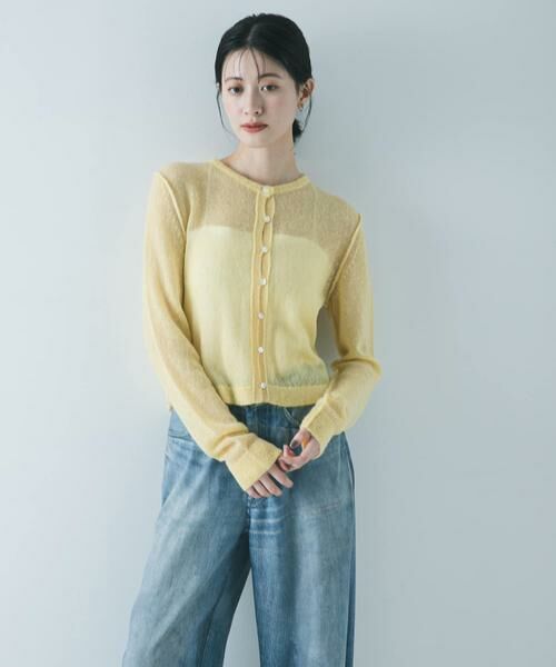 URBAN RESEARCH / アーバンリサーチ カーディガン・ボレロ | シアーモヘヤカーディガン | 詳細2