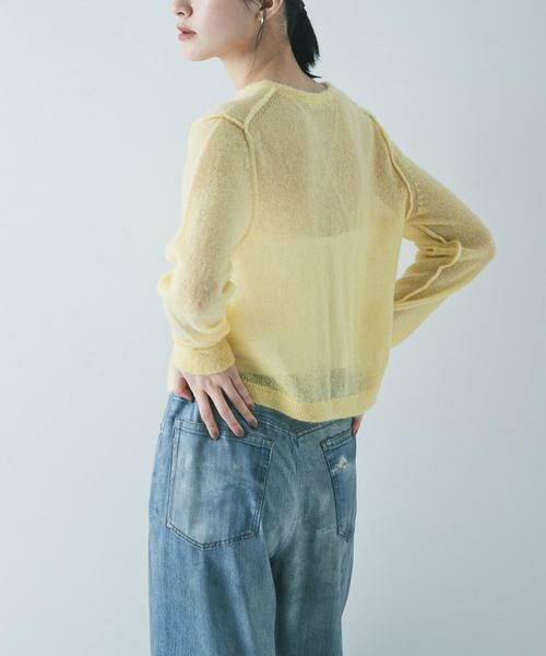 URBAN RESEARCH / アーバンリサーチ カーディガン・ボレロ | シアーモヘヤカーディガン | 詳細4