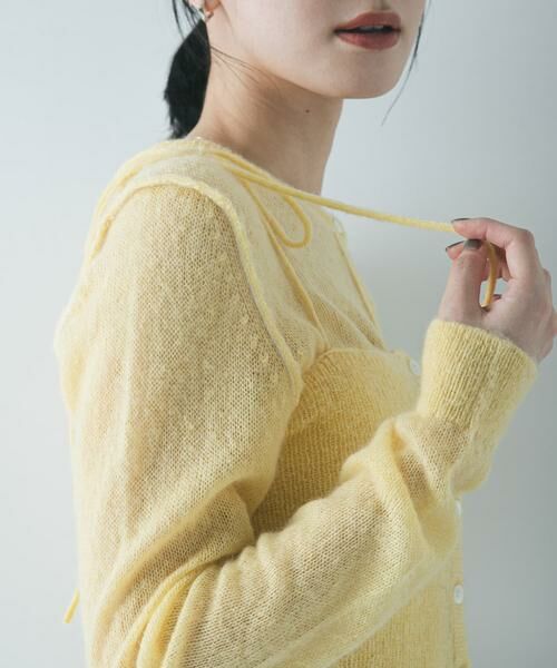 URBAN RESEARCH / アーバンリサーチ カーディガン・ボレロ | シアーモヘヤカーディガン | 詳細5