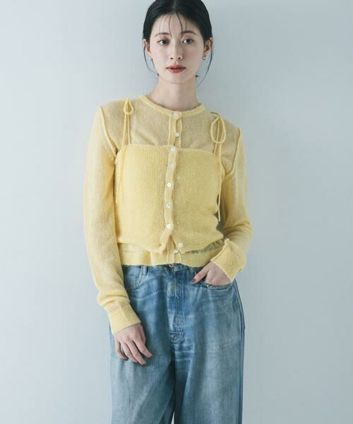 URBAN RESEARCH / アーバンリサーチ カーディガン・ボレロ | シアーモヘヤカーディガン | 詳細6