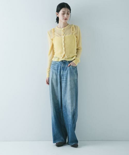 URBAN RESEARCH / アーバンリサーチ カーディガン・ボレロ | シアーモヘヤカーディガン | 詳細7