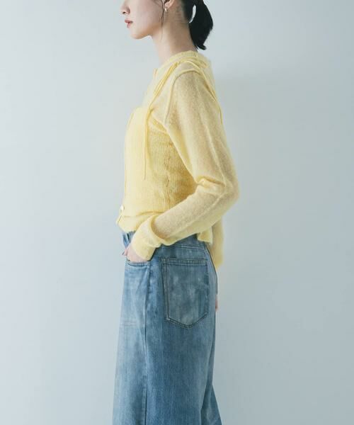 URBAN RESEARCH / アーバンリサーチ ニット・セーター | シアーモヘヤキャミソール | 詳細5