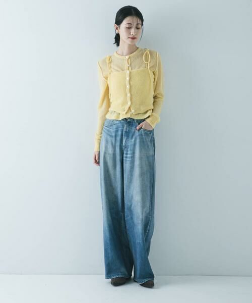 URBAN RESEARCH / アーバンリサーチ ニット・セーター | シアーモヘヤキャミソール | 詳細7