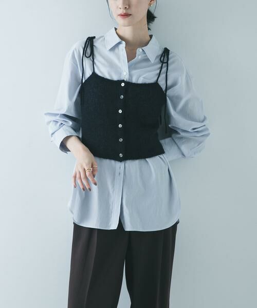 URBAN RESEARCH / アーバンリサーチ ニット・セーター | シアーモヘヤキャミソール | 詳細10