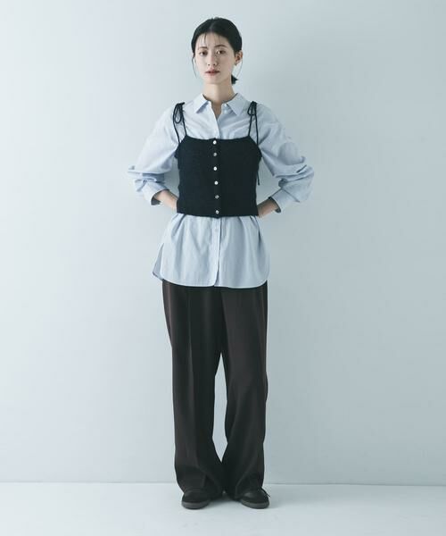 URBAN RESEARCH / アーバンリサーチ ニット・セーター | シアーモヘヤキャミソール | 詳細14