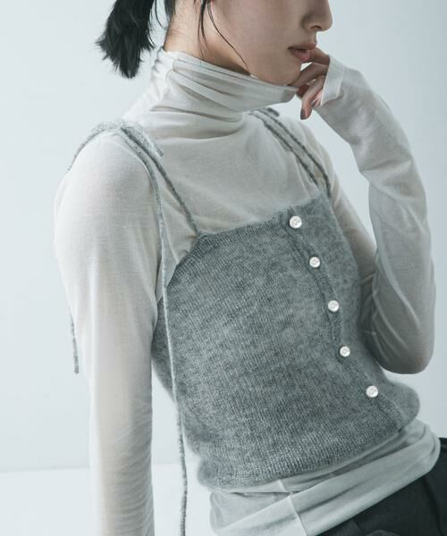 URBAN RESEARCH / アーバンリサーチ ニット・セーター | シアーモヘヤキャミソール | 詳細19