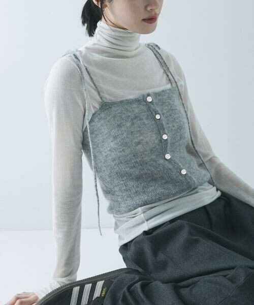 URBAN RESEARCH / アーバンリサーチ ニット・セーター | シアーモヘヤキャミソール | 詳細20