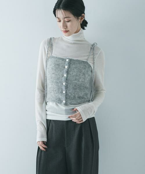 URBAN RESEARCH / アーバンリサーチ ニット・セーター | シアーモヘヤキャミソール | 詳細21