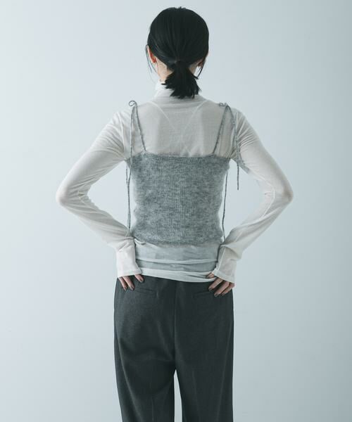 URBAN RESEARCH / アーバンリサーチ ニット・セーター | シアーモヘヤキャミソール | 詳細23