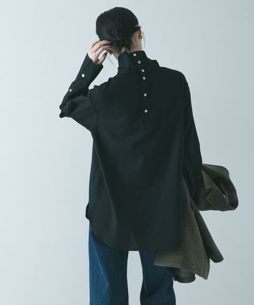 URBAN RESEARCH / アーバンリサーチ シャツ・ブラウス | TRソフトツイルハイネックシャツ | 詳細13