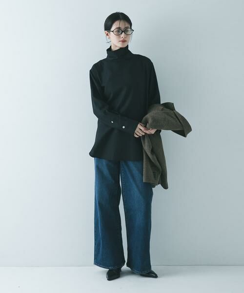 URBAN RESEARCH / アーバンリサーチ シャツ・ブラウス | TRソフトツイルハイネックシャツ | 詳細14