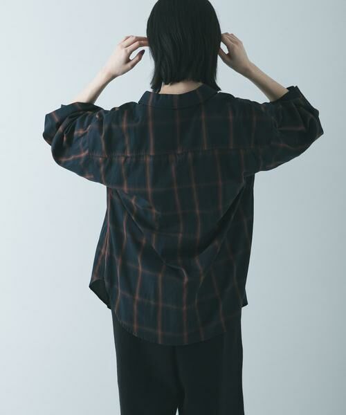 URBAN RESEARCH / アーバンリサーチ シャツ・ブラウス | オンブレーチェックオーバーシャツ | 詳細2