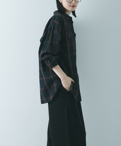 URBAN RESEARCH / アーバンリサーチ シャツ・ブラウス | オンブレーチェックオーバーシャツ | 詳細3