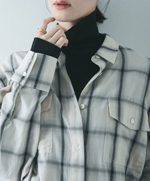 URBAN RESEARCH / アーバンリサーチ シャツ・ブラウス | オンブレーチェックオーバーシャツ | 詳細17