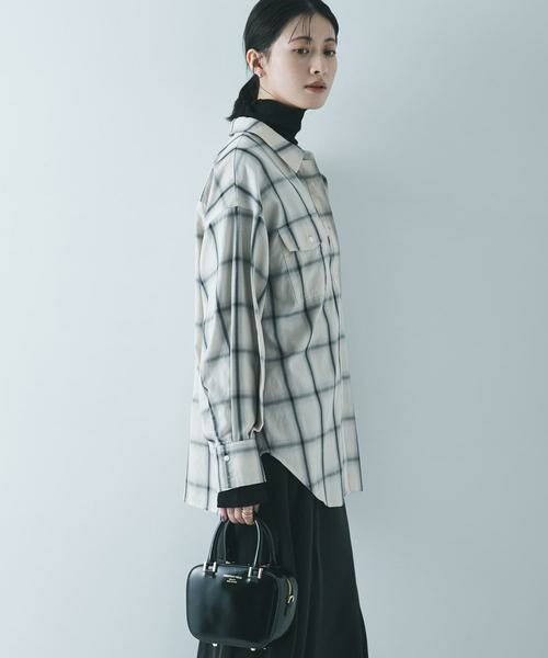 URBAN RESEARCH / アーバンリサーチ シャツ・ブラウス | オンブレーチェックオーバーシャツ | 詳細19