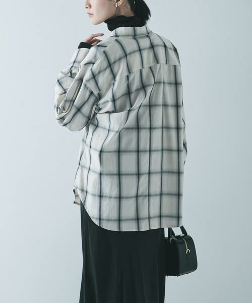 URBAN RESEARCH / アーバンリサーチ シャツ・ブラウス | オンブレーチェックオーバーシャツ | 詳細20