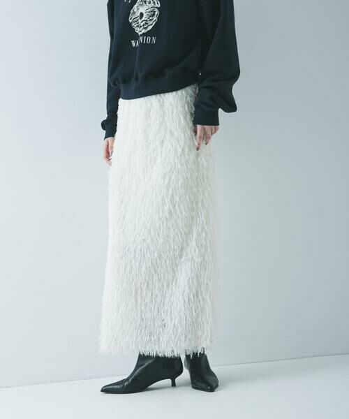 URBAN RESEARCH / アーバンリサーチ スカート | フリンジジャガードスカート | 詳細3