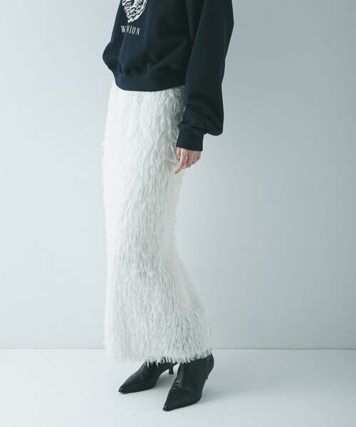 URBAN RESEARCH / アーバンリサーチ スカート | フリンジジャガードスカート | 詳細4