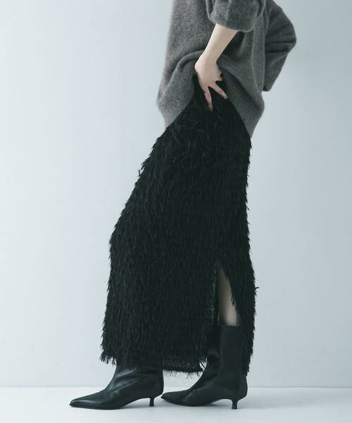 URBAN RESEARCH / アーバンリサーチ スカート | フリンジジャガードスカート | 詳細10