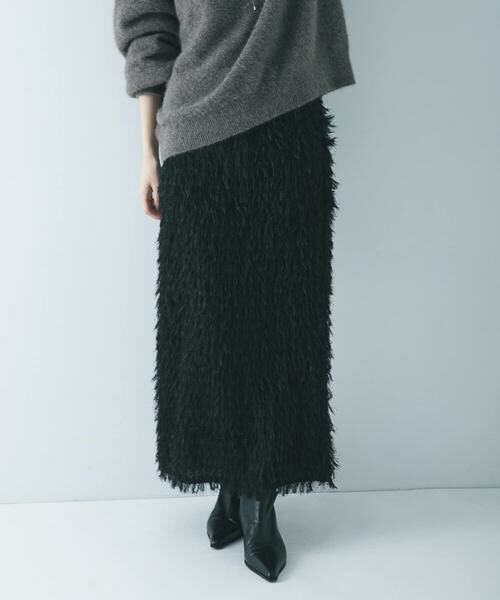 URBAN RESEARCH / アーバンリサーチ スカート | フリンジジャガードスカート | 詳細14