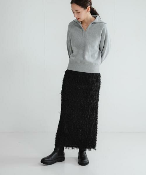 URBAN RESEARCH / アーバンリサーチ スカート | フリンジジャガードスカート | 詳細17