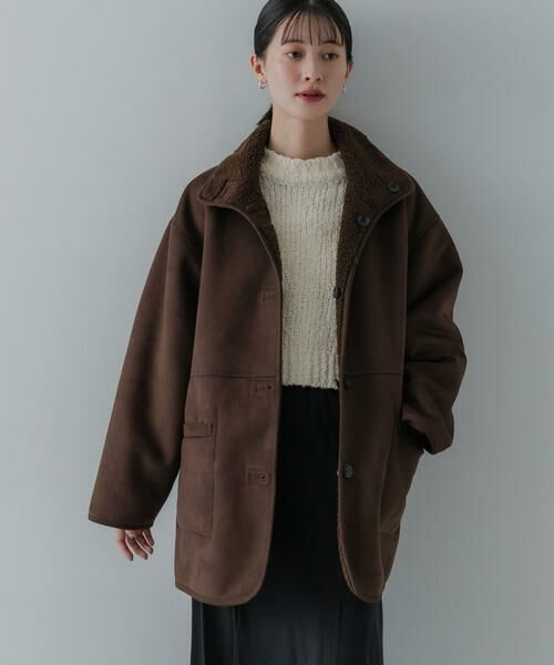 URBAN RESEARCH / アーバンリサーチ その他アウター | ECOPELフェイクムートンリバーシブルコート | 詳細4