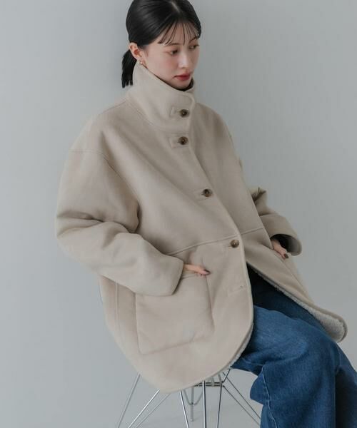 URBAN RESEARCH / アーバンリサーチ その他アウター | ECOPELフェイクムートンリバーシブルコート | 詳細1