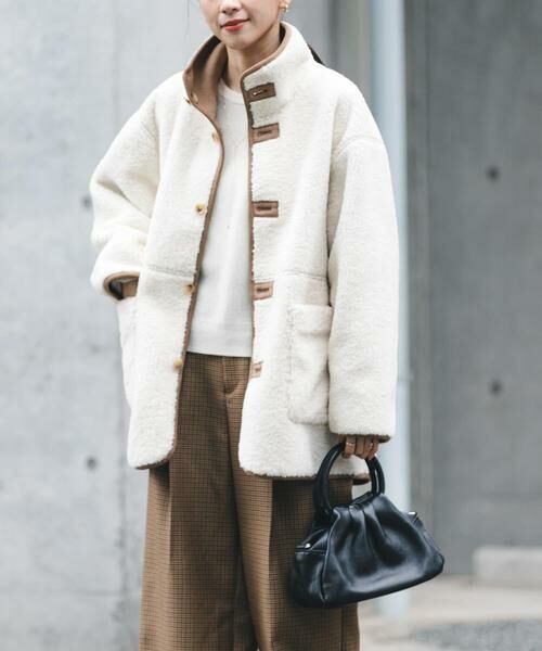 URBAN RESEARCH / アーバンリサーチ その他アウター | ECOPELフェイクムートンリバーシブルコート | 詳細16