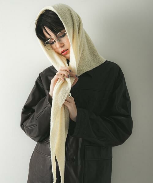 URBAN RESEARCH / アーバンリサーチ マフラー・ショール・スヌード・ストール | ウールカシミヤサンカクストール | 詳細21