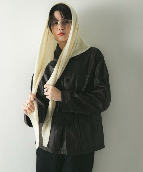 URBAN RESEARCH / アーバンリサーチ マフラー・ショール・スヌード・ストール | ウールカシミヤサンカクストール | 詳細24